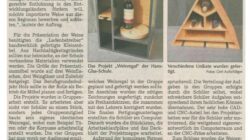 Mit Holz planen und arbeiten: Schüler des Berufsgrundschuljahres Holz planen und fertigen Weinregale